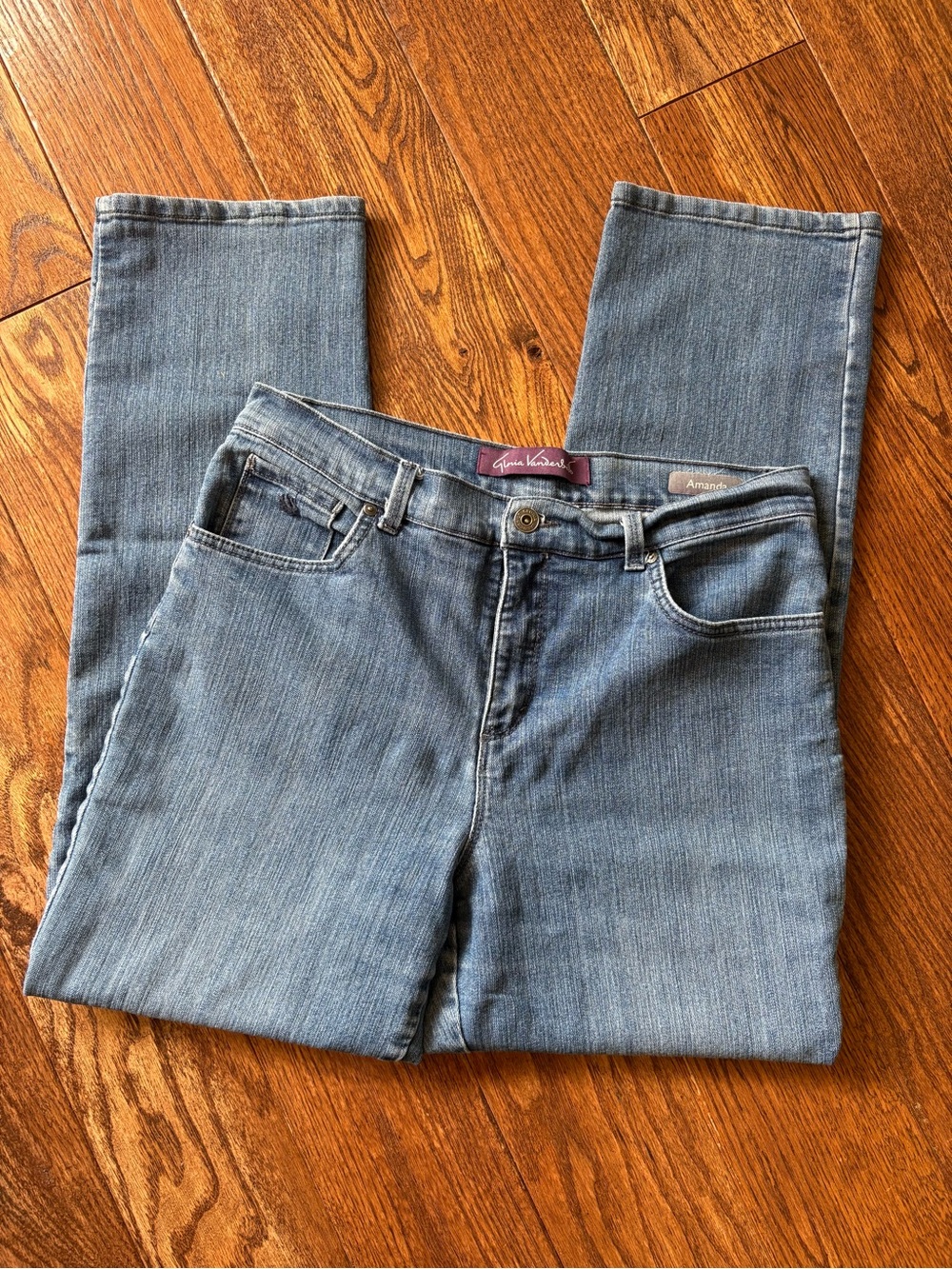 Gloria Vanderbilt Light Blue Straight Leg Jeans
